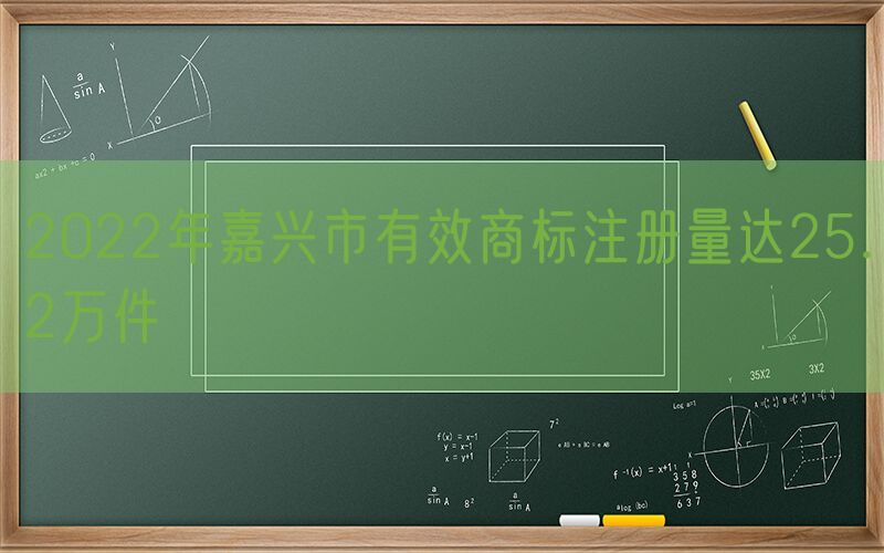 2022年嘉兴市有效商标注册量达25.2万件