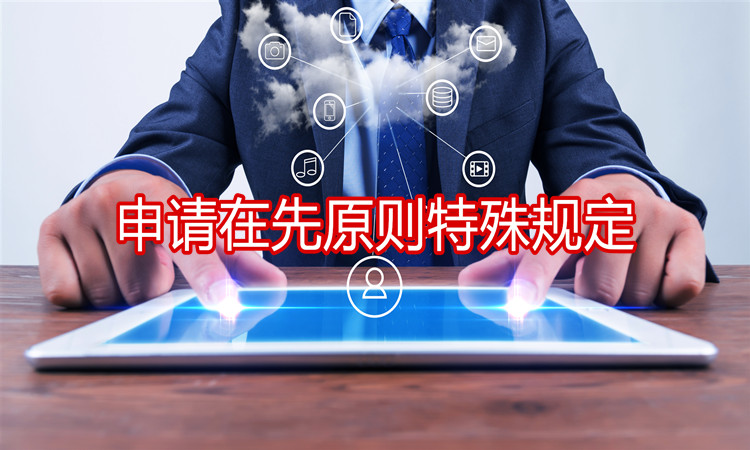申请在先原则的特殊规定是怎样的？